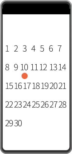 App内カレンダーイメージ