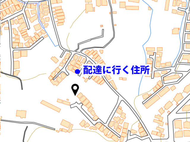 路地間違いのイメージ