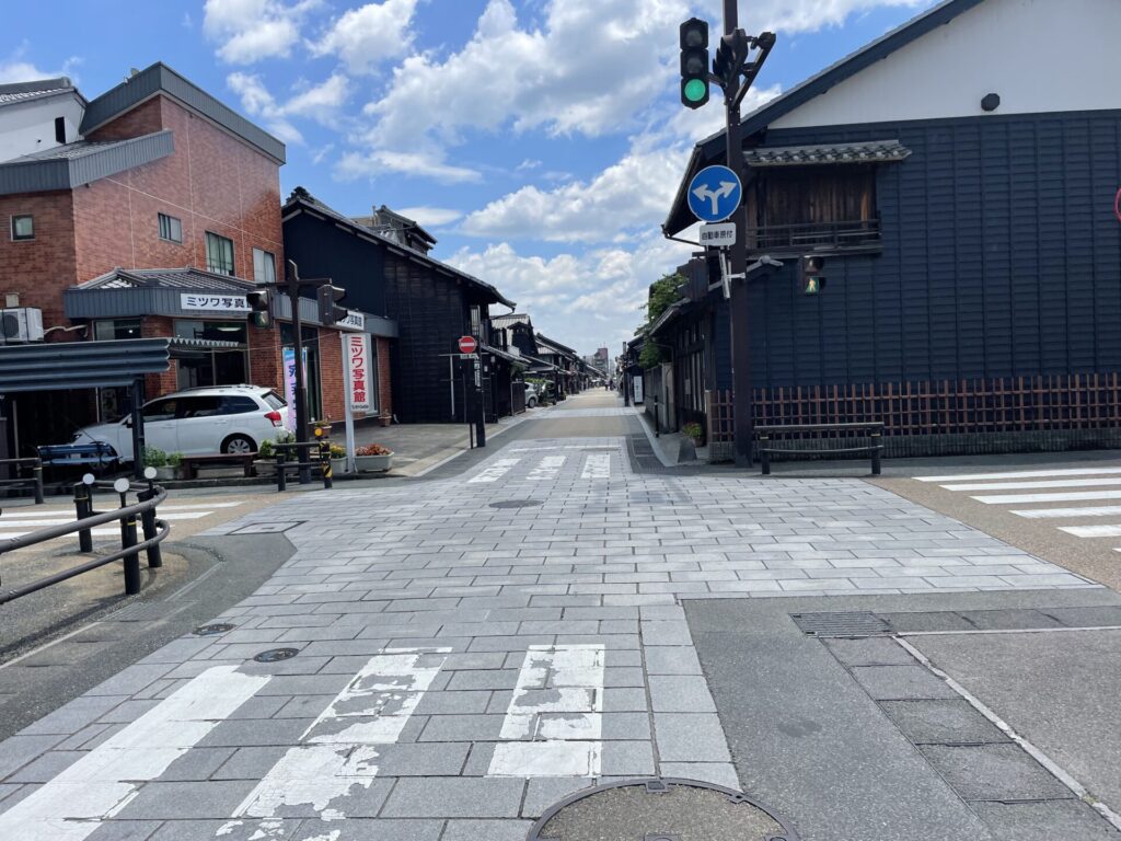 城下町の風景