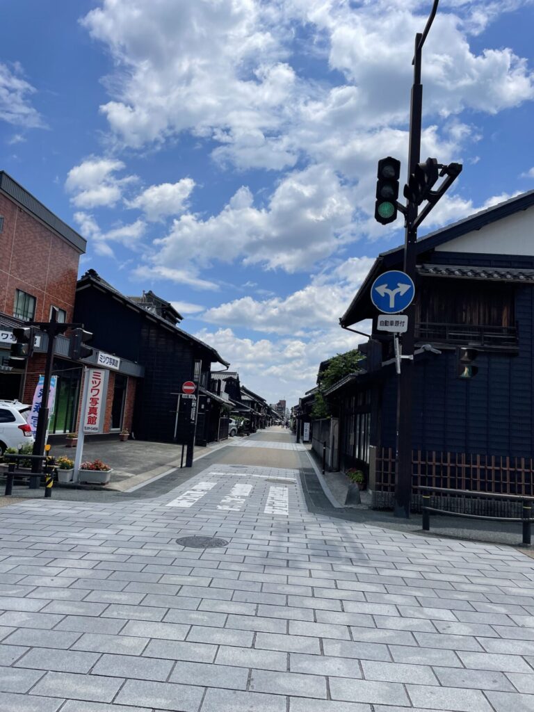 城下町の風景