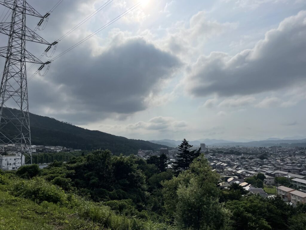 丘の上からの風景